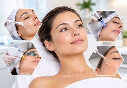 Many types of skin treatment